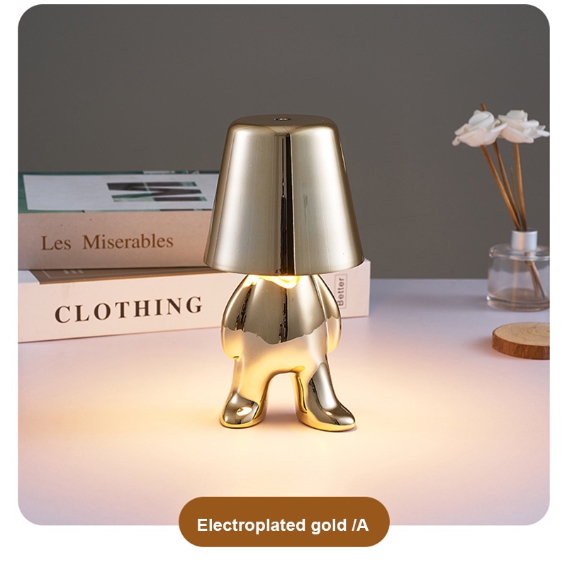 อิตาลี-little-golden-man-night-light-holder-creative-light-holder-decor-โคมไฟการ์ตูนโคมไฟตั้งโต๊ะ-modern-room-decor-bri