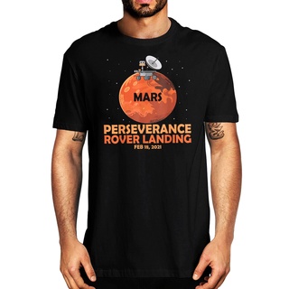 [S-5XL] เสื้อยืดผ้าฝ้าย พิมพ์ลาย Perseverance Rover Landing Mars The Schematic JNcfjh40BPhdmo42