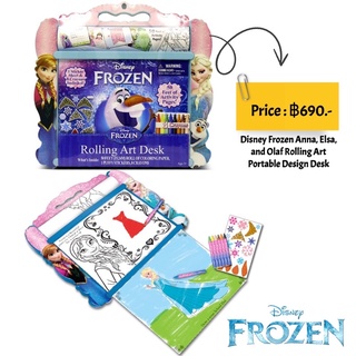 Disney Frozen Anna, Elsa, and Olaf Rolling Art Portable Design Desk