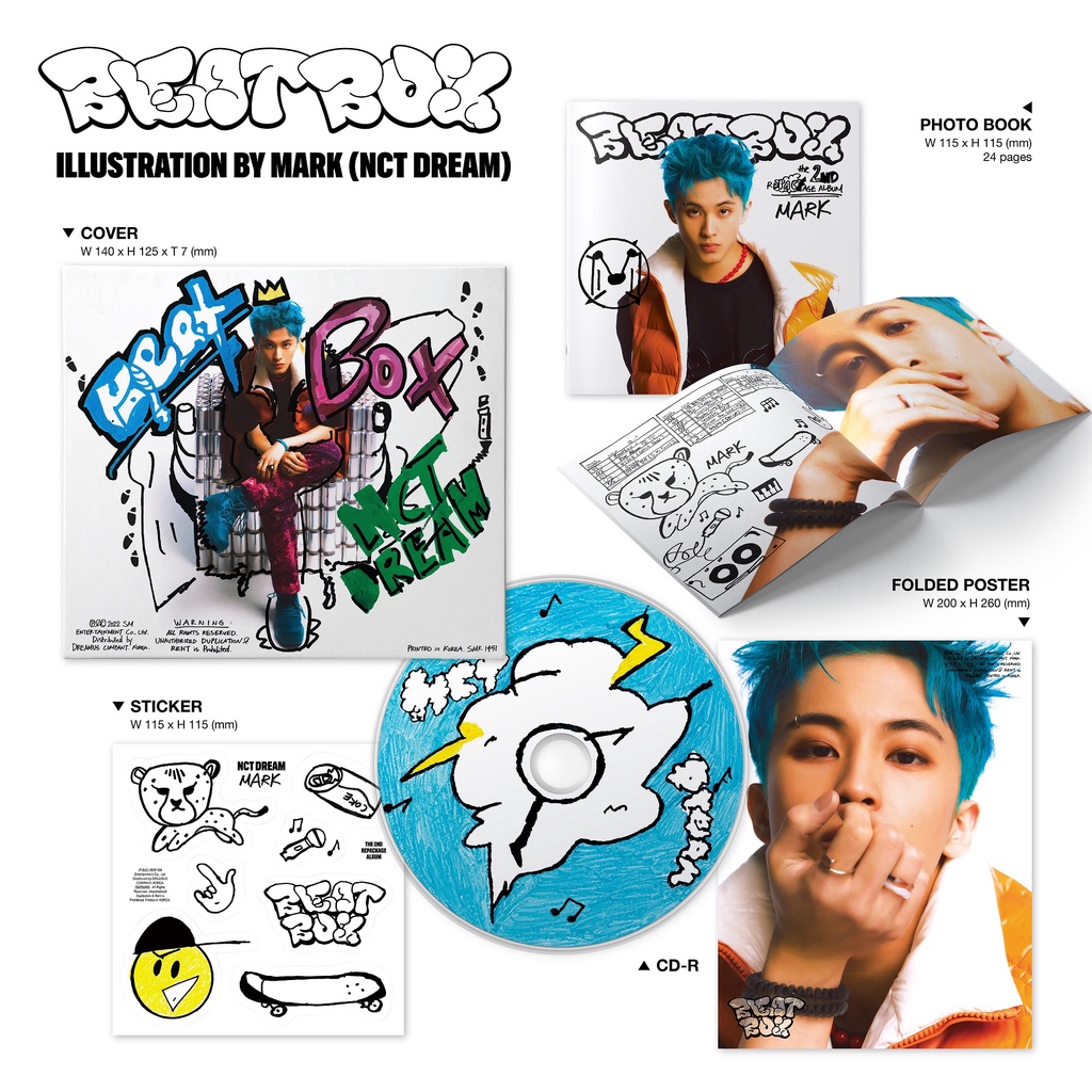 NCT DREAM - BEATBOX Digipack The 2nd Album Repackage + Free Gift