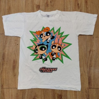 THE POWERPUFF GIRLS เสื้อวง เสื้อทัวร์ เสื้อลายการ์ตูนเดอะพาวเวอร์พัฟฟ์เกิลส์เสื้อยืด