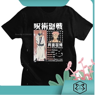 ขายดี เสื้อยืด ผ้าฝ้าย พิมพ์ลายอนิเมะ Jujutsu Kaisen Ryomen Sukuna แฟชั่นฤดูร้อน สไตล์สตรีท