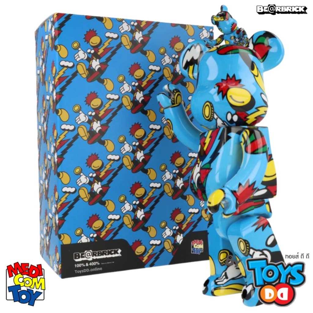 ベアブリック/Grafflex Arts/400%/限定/100%/セット/箱付 Be@rbrick 400% + 100% Grafflex | Shopee Thailand