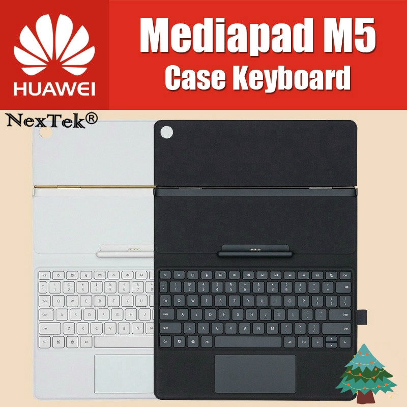 แท้100% Huawei Mediapad M5 Keyboard Case ซองหนังพลิกแบบพลิกสำหรับ M5 10 ...