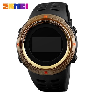 SKMEI Fashion Sport Watch Men 5Bar Waterproof Calorie Step Mileage PU Strap Compass Digital Watch Relogio