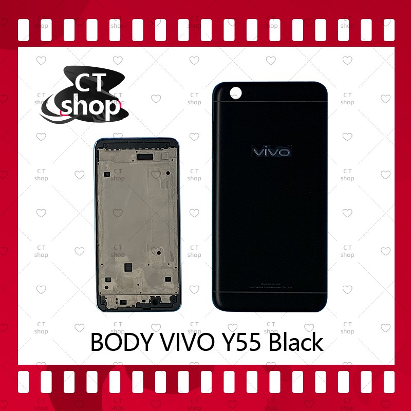 สำหรับ-vivo-y55-vivo-y55s-อะไหล่บอดี้-เคสกลางพร้อมฝาหลัง-body-อะไหล่มือถือ-คุณภาพดี-ct-shop