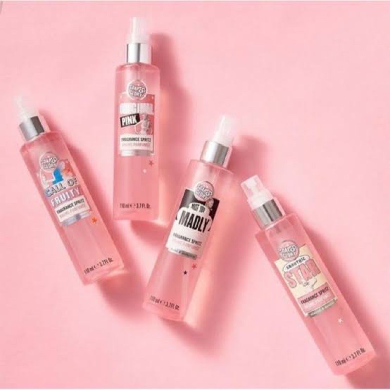 ส่งต่อน้ำหอมราคาถูก ️SOAP & GLORY ORIGINAL PINK FRAGRANCE SPRITZ 110 ML