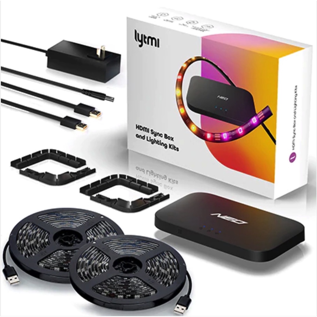 ส่งฟรีจาก กทม ประกัน 1ปี Ambient ไฟเปลี่ยนสีตามทีวี New! Lytmi NEO