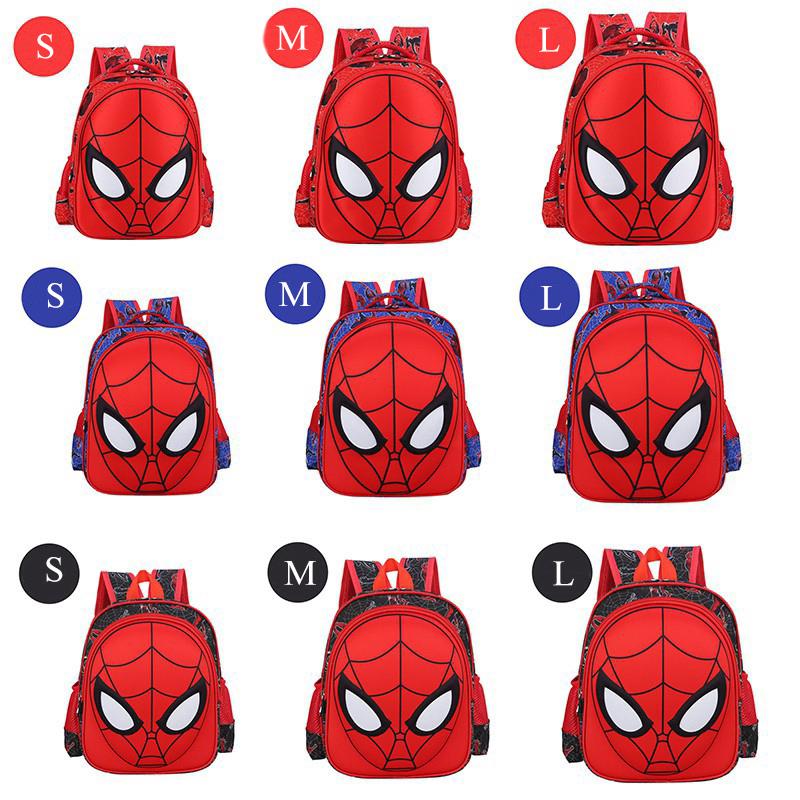 สินค้า กระเป๋าเป้สะพายหลังพิมพ์ลาย Spiderman กันน้ำสำหรับเด็ก