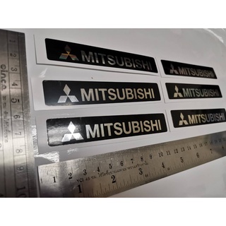 ภาพหน้าปกสินค้าสติ๊กเกอร์ เส้นดำ แบบเรียบ สำหรับติดรถ MITSUBISHI ติดรถ แต่งรถ มิตซูบิชิ sticker สี่เหลี่ยม ติดก้านล้อ ติดขอบประตู ซึ่งคุณอาจชอบราคาและรีวิวของสินค้านี้