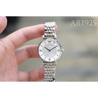 Armani Armani starry นาฬิกาผู้หญิงดู Ferris wheel starry quartz นาฬิกาเหล็กกล้า with rhinestone AR1925