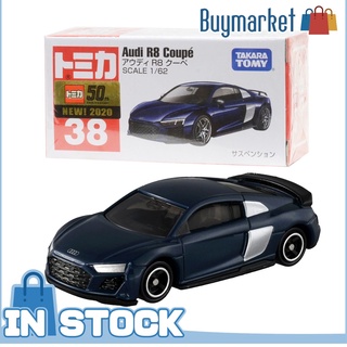 [ของแท้] Takara Tomy Tomica No.38 Audi R8 1/62 Mini Diecast Toy Car Car Car