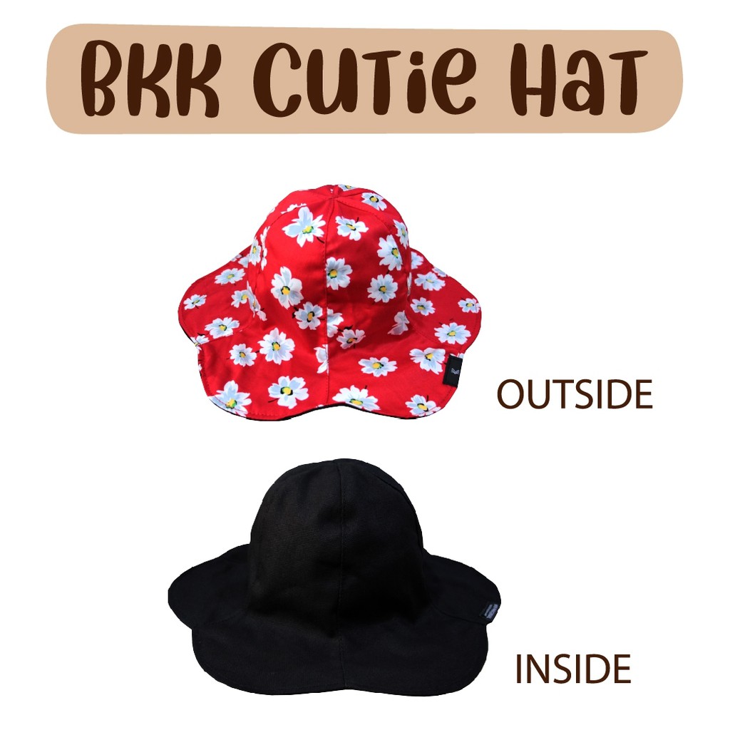 ซื้อคู่ถูกกว่า-หมวกแฟชั่นเกาหลี-หมวกบักเก็ตดอกไม้-หน้ากากผ้าลายแฟชั่น-มีช่องใส่แผ่นกรอง