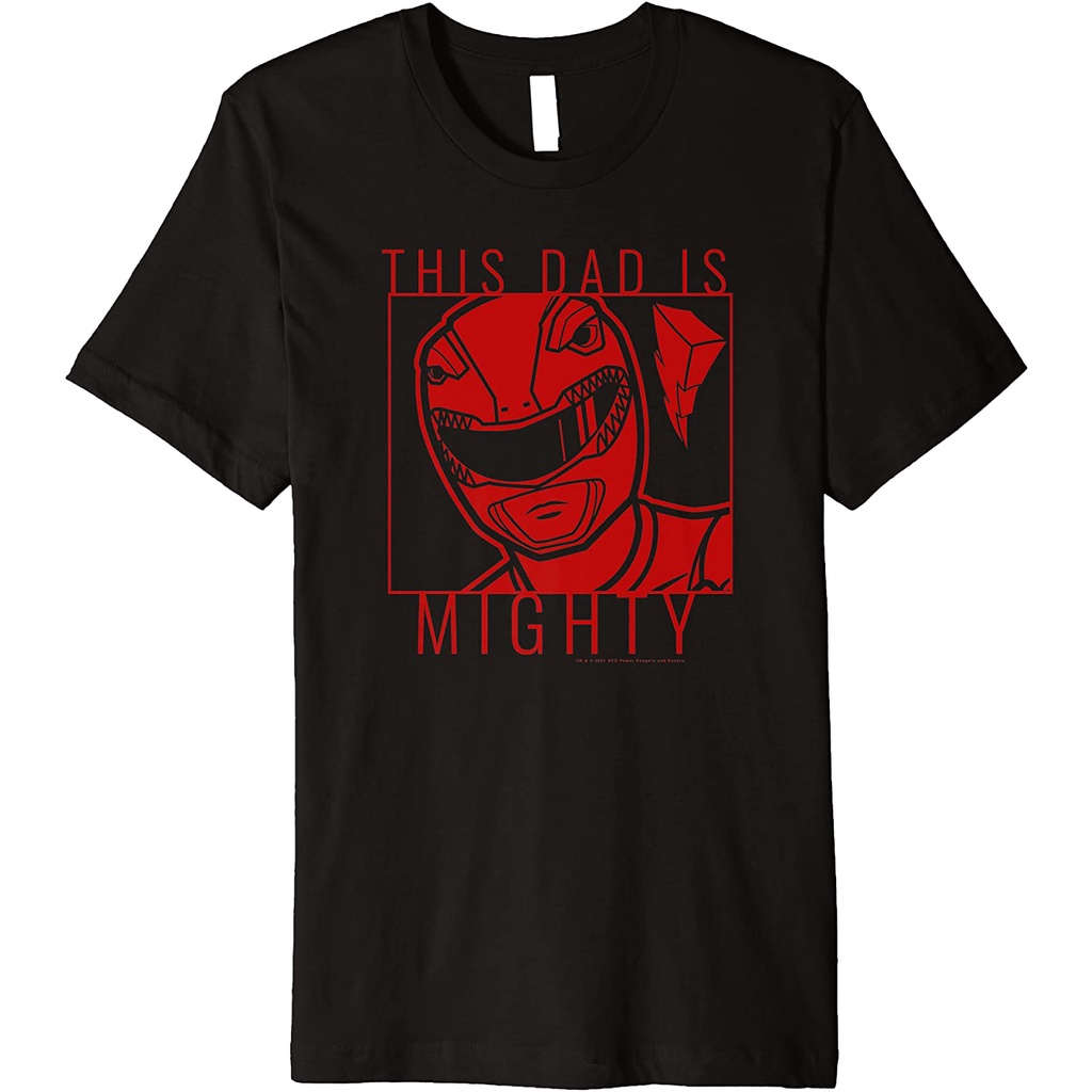 เสื้อยืดผ้าฝ้ายพิมพ์ลายแฟชั่น เสื้อยืด พิมพ์ลาย Power Rangers Father's ...