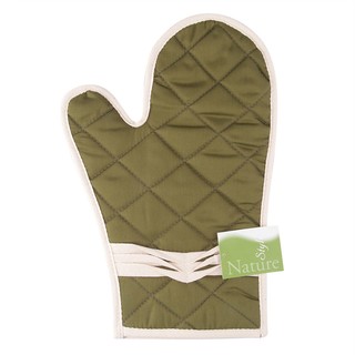 ถุงมือจับภาชนะร้อนสีเขียว ขนาด 21 x 32 ซม. (ตราเรือ)