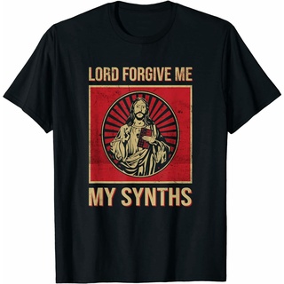 เสื้อยืด พิมพ์ลาย My Synths Jesus Analog Synther เหมาะกับของขวัญ
