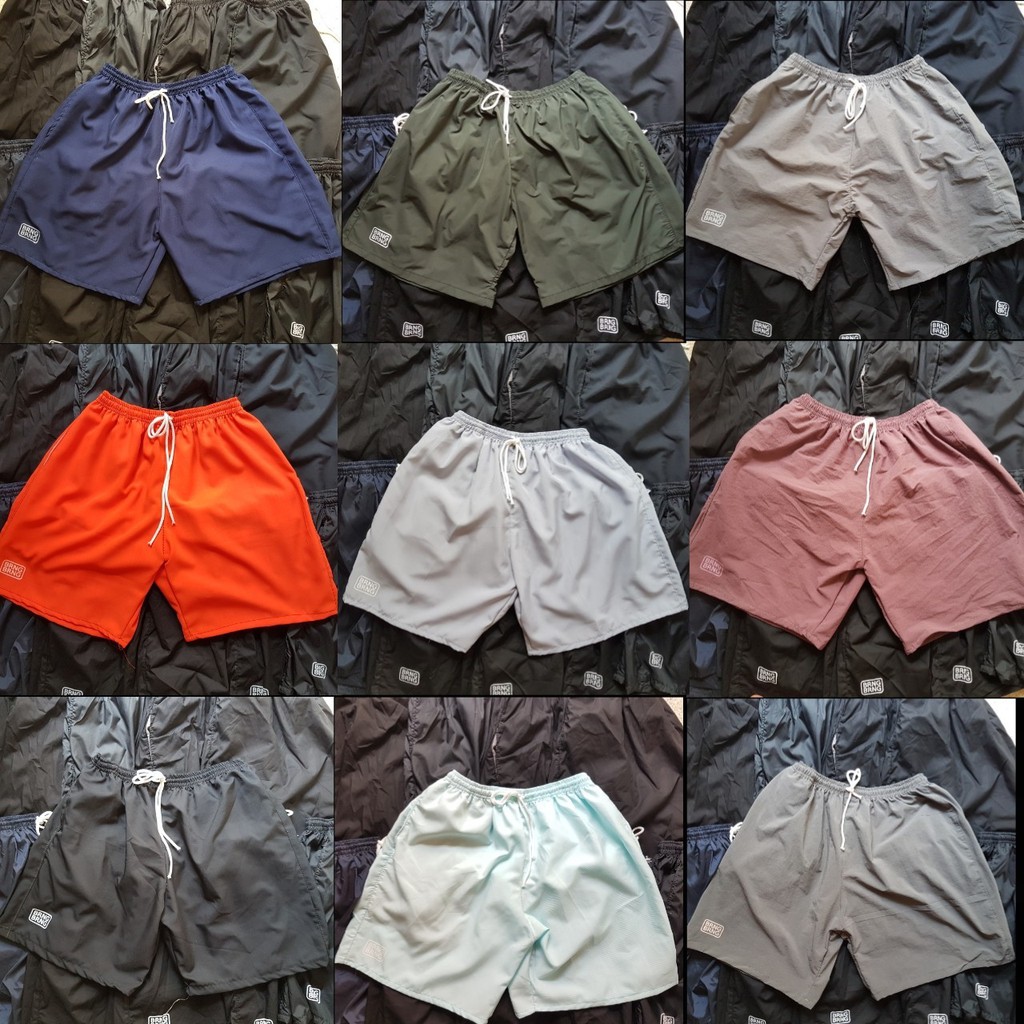 กางเกงขาสั้น-brng-brng-ราคาถูกมากก-การเกงขาสั้นใส่สบาย-ผ้าเวสปอย-มีกระเป๋าข้าง-สีไม่ตก-ใส่ได้ทั้งผู้ชายและผู้หญิง