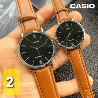 ภาพขนาดย่อของภาพหน้าปกสินค้านาฬิกา Casio สายหนังแถมกล่อง Casio ฟรี จากร้าน benjy2531 บน Shopee