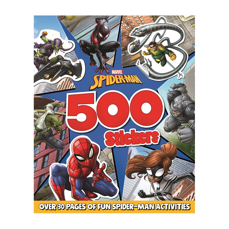 บงกช-หนังสือต่างประเทศ-marvel-spider-man-500-stickers