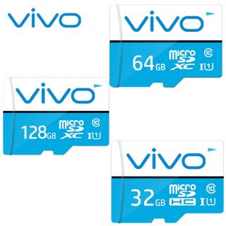 สินค้า Vivo Class10 UHS-I SDHC / SDXC ความเร็วสูง Micro SD การ์ด TF การ์ด 512GB 128GB 64GB 64GB การ์ดหน่วยความจำ 64GB