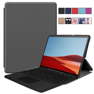 เคสแม่เหล็กแบบพับได้สําหรับ Microsoft Surface Pro X 13 นิ้ว ( 2019 ) Funda Cover สําหรับ Surface X 13 นิ้ว