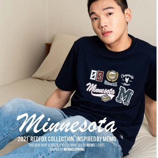 Sale🔥เสื้อยืด Memo ผ้า Supersoft Lite รุ่น Minnesota  🦊 สินค้าลิขสิทธิ์แท้