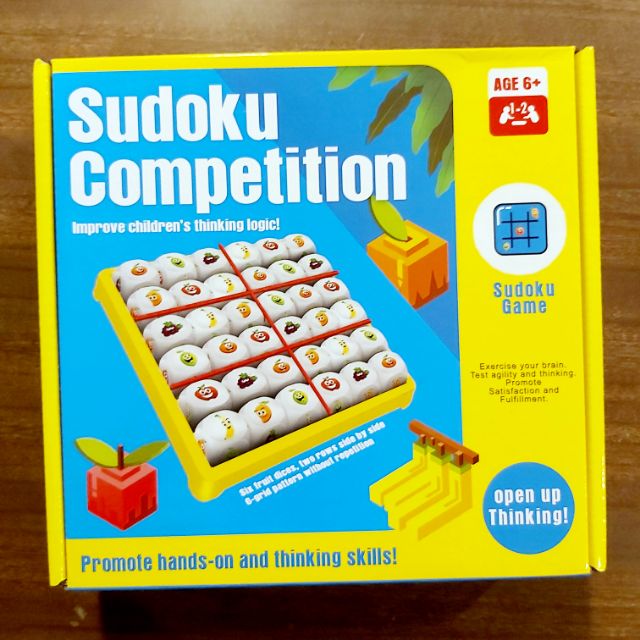 Ready go to ... https://shope.ee/2AchachXLU [ Sudoku Competition เกมซูโดกุผลไม้ | Shopee Thailand]