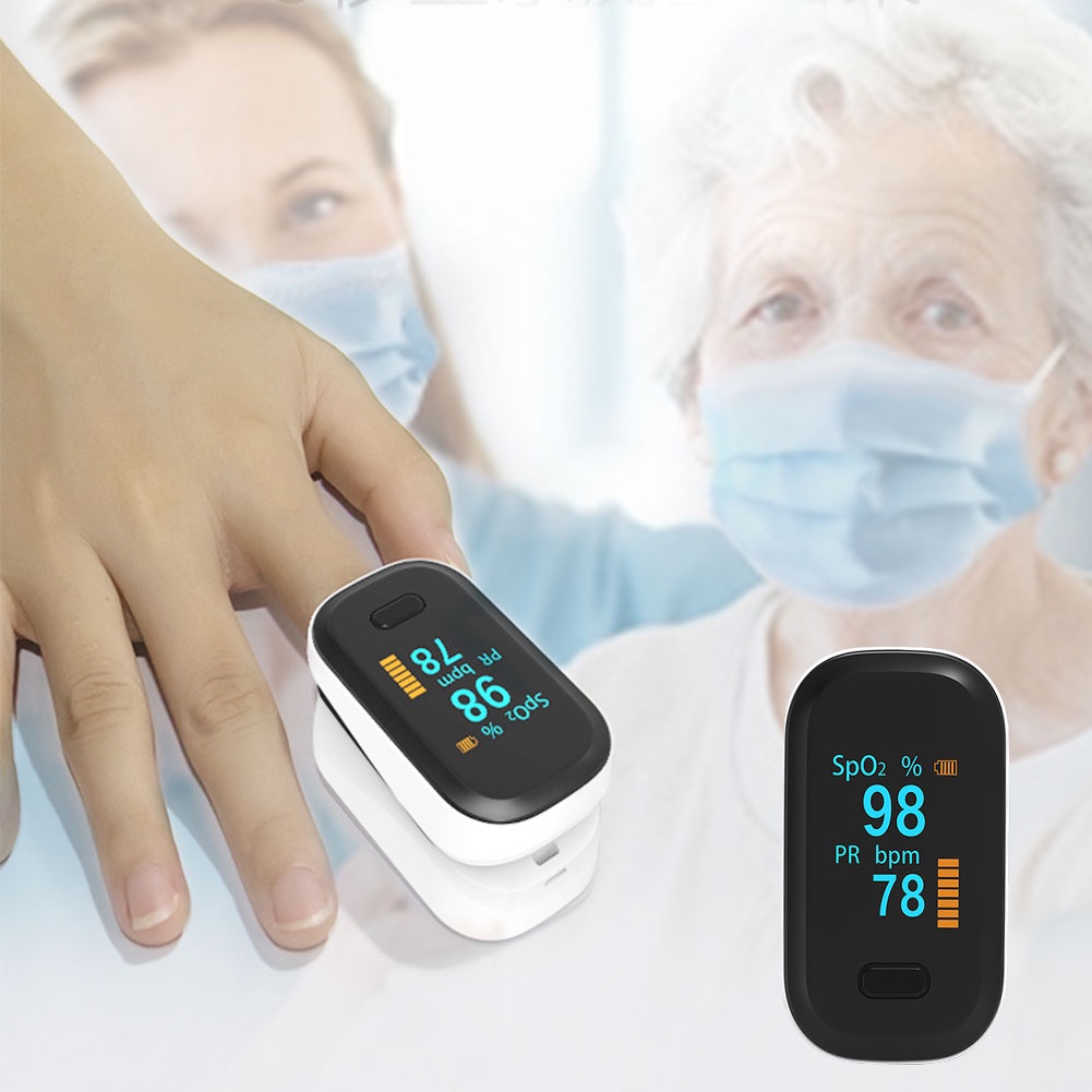 NM 1 ชิ้น OLED finger oximeter oximeter Spo2 pulse oximeter PR ปลายนิ้ว