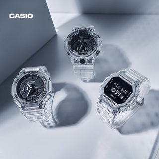 ภาพหน้าปกสินค้า【พร้อมส่ง】Casio G-shock สายนาฬิกาข้อมืออนาล็อก ดิจิทัล แบบใส GA-700SKE-7A DW-5600SKE-7 GA-2100SKE-7A ที่เกี่ยวข้อง