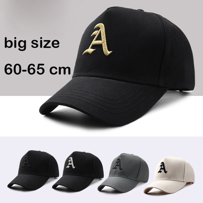 หมวกเบสบอล-ผ้าฝ้าย-ขนาดใหญ่-60-65-ซม-สําหรับผู้ชาย-และผู้หญิง