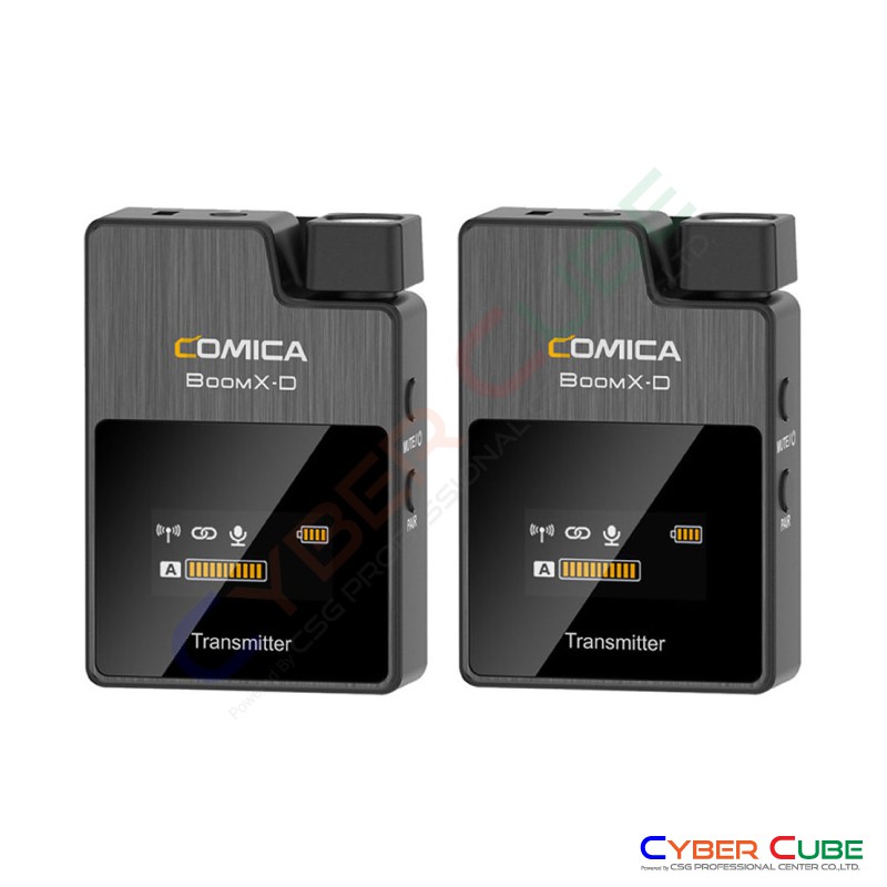 comica-boom-x-d-d2-2-4g-digital-1-trigger-2-wireless-microphone-ไมโครโฟนไร้สาย-ของแท้ศูนย์-ascenti