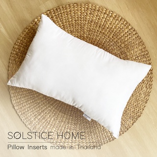 ภาพหน้าปกสินค้าหมอนหนุน ใย Polyester - Solstice Home แพ็คสุญญากาศ เนื้อแน่น หลับสบาย ขนาด 19x29 นิ้ว หุ้มผ้าไมโครไฟเบอร์ สัมผัสนุ่ม ที่เกี่ยวข้อง