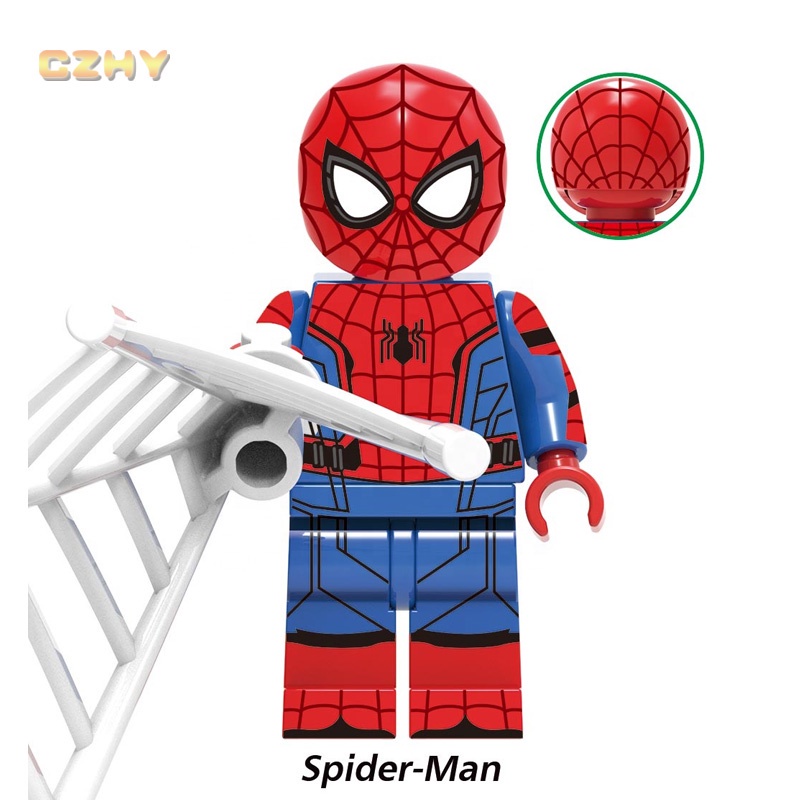 ของเล่นเด็กตัวต่อตัวต่อ-spiderman-minifigures-ซูเปอร์ฮีโร่