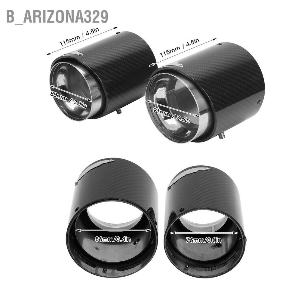 arizona329-ปลายท่อไอเสีย-คาร์บอนไฟเบอร์-สเตนเลส-สําหรับ-mini-countryman-r60-paceman-r61-2-ชิ้น