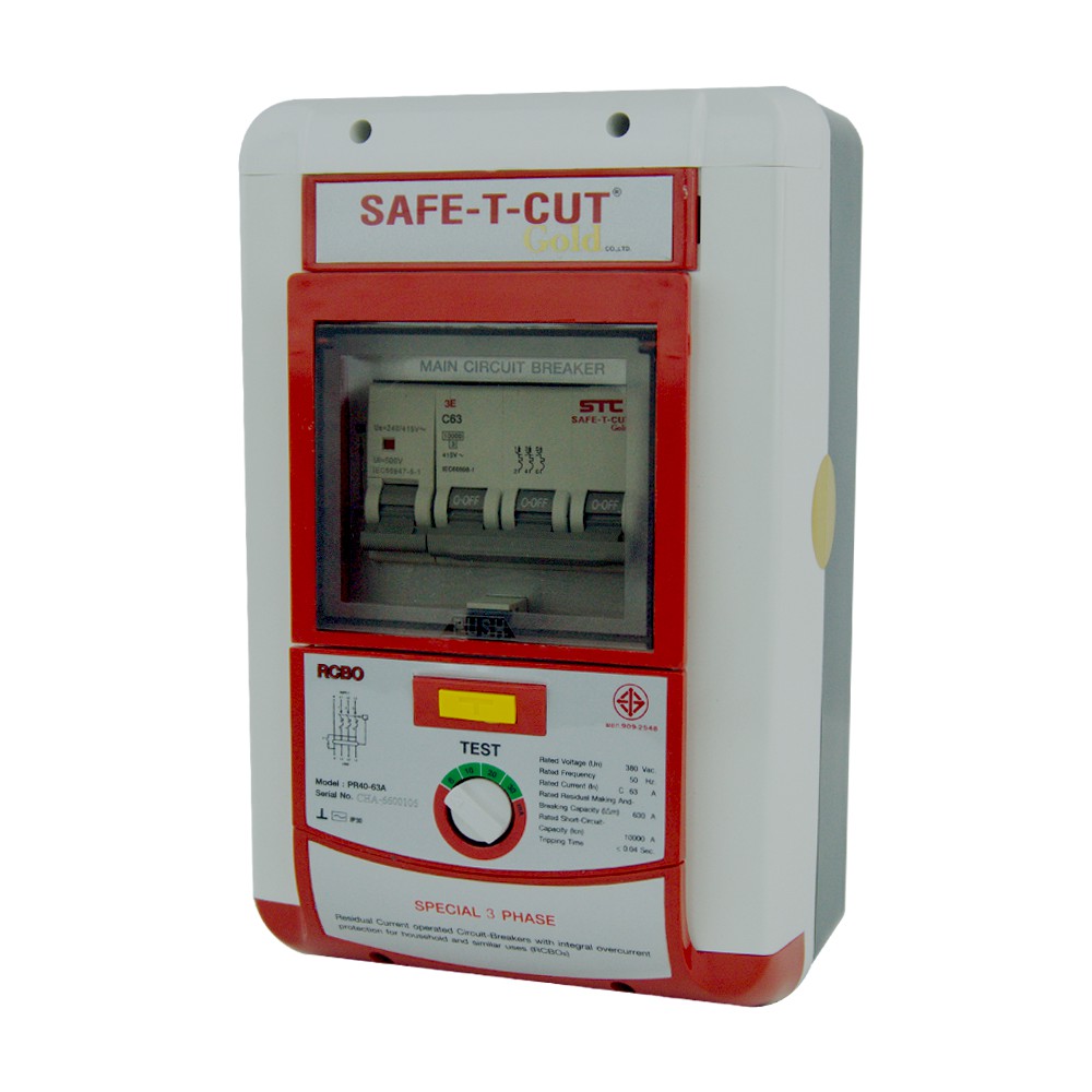 banana-electric-เครื่องตัดกระแสไฟฟ้าอัตโนมัติ-รุ่น-special-mini-3p-63a-safe-t-cut-gold