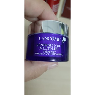 สินค้า Lancome Renergie Nuit Multi-Lift Creme For Face & Neck 15ml