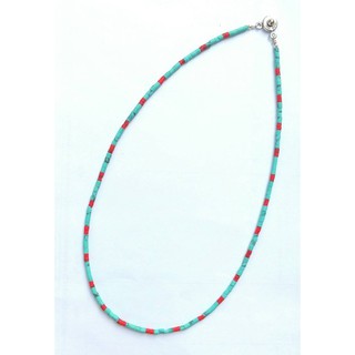 สร้อยคอหินเทอร์คอยส์, ปะการังแท้ แฮนเมด Turquoise, Coral