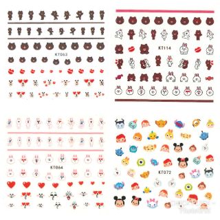 สติกเกอร์ติดเล็บ สติกเกอร์ตกแต่งเล็บ แบบลอกติดได้เลย ไม่ต้องใช้น้ำ