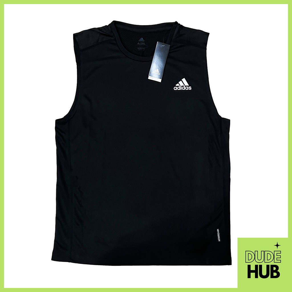 เสื้อกล้ามแขนกุด-adidas-3-stripes-aeroready-black-navy-white-เสื้อกล้ามออกกำลังกาย