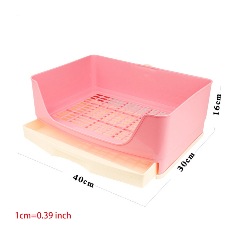 aoto-large-rabbit-litter-box-with-drawer-place-firmly-pet-bedpan-corner-toilet-box