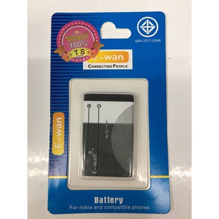 แบตเตอรี่ คุณภาพสูงมาตราฐาน มอก. BL5C ของแท้!! E-wan แบตNokia BL-5C. (BL-5CB)มีมอก. 1200 mah Nokia 6681 Nokia 6630