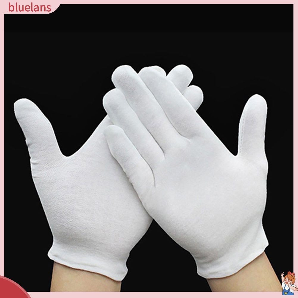 ถุงมือผ้าฝ้าย-สีขาว-12-คู่