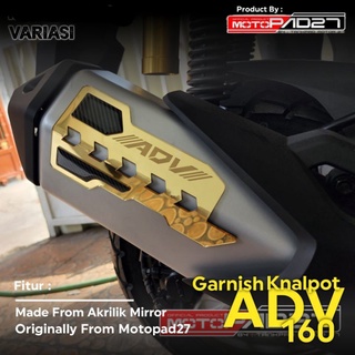 ฝาครอบท่อไอเสีย อุปกรณ์เสริม สําหรับ Motopad27 Garnish ADV 160 Honda ADV 160 Garnis ADV 160 2022