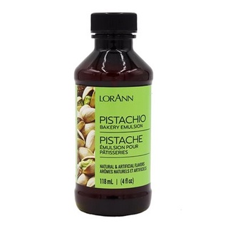 LORANN Pistachio Emulsion กลิ่นพิสทาชิโอ 4 Oz. (118 ml) (06-7593-03)