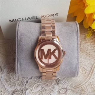 (ผ่อน0%) นาฬิกา Michael Kors สีโรสโกลด์ 33 มม mk3334w
