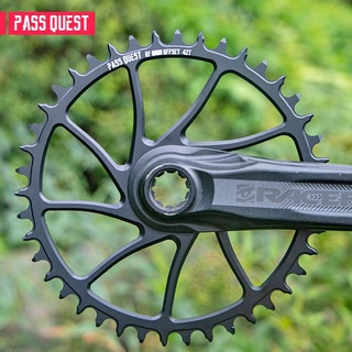 Pass QUEST จานหน้าจักรยานเสือภูเขา 0 มม. ออฟเซต 0T 32T 34T 36T 38T 40T 42T 44T สําหรับ RACEFACE series MTB