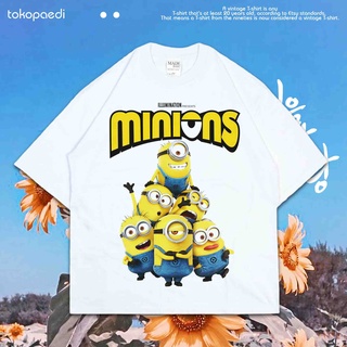 เสื้อยืดผ้าฝ้ายพิมพ์ลายขายดี เสื้อยืด ขนาดใหญ่ พิมพ์ลาย MINIONS | เสื้อยืด ขนาดใหญ่ | เสื้อยืด ขนาดใหญ่ | เสื้อยืด สไตล์