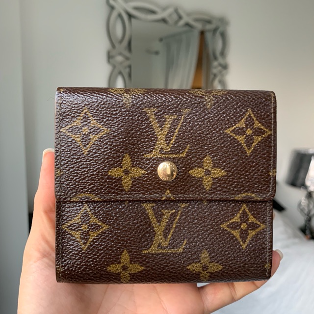 Lv short wallet monogram hot sale