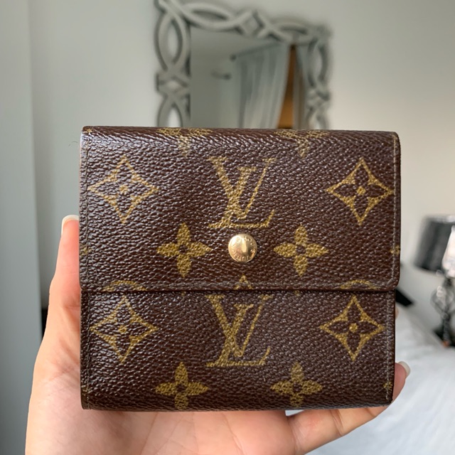 Louis Vuitton monogram short wallet  LV classic plaid short wallet – INCORD