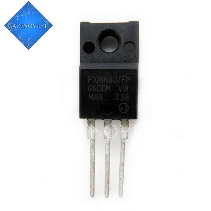 วงจรรวม TO-220F 10A 800V STP10NK80ZFP P10NK80ZFP 10N80 10 ชิ้น | Shopee ...